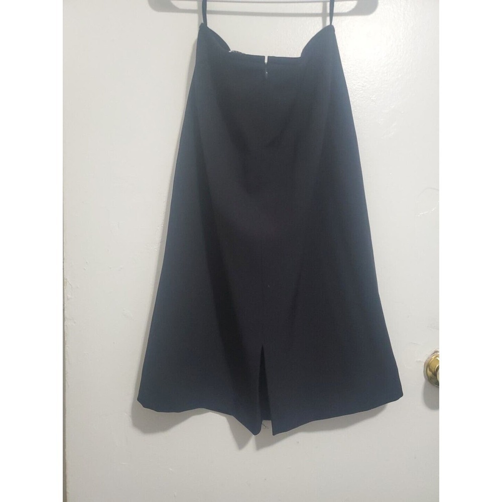 Preston & York Skirt Size 10 Black Fully Lined Midi Pencil Skirt Career